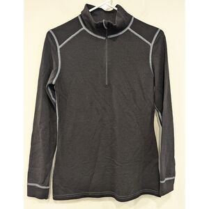 Polarmax Techinal Base Layer Acclimate Dry in Black Half Zip Size Medium